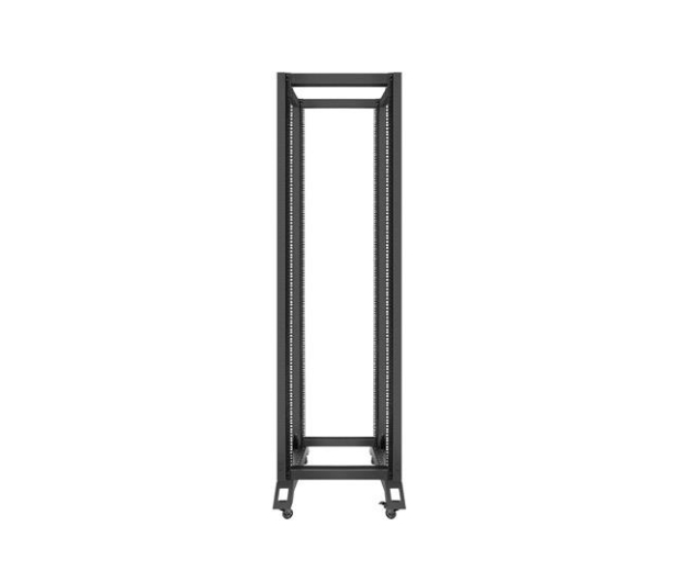 LANBERG Stojąca 19" 42U 600x800mm Open Rack (czarna) OR01-6842-B - 455672 - zdjęcie 2